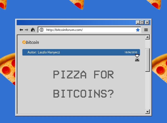 Primeira compra com Bitcoin completa 12 anos: duas pizzas milionárias