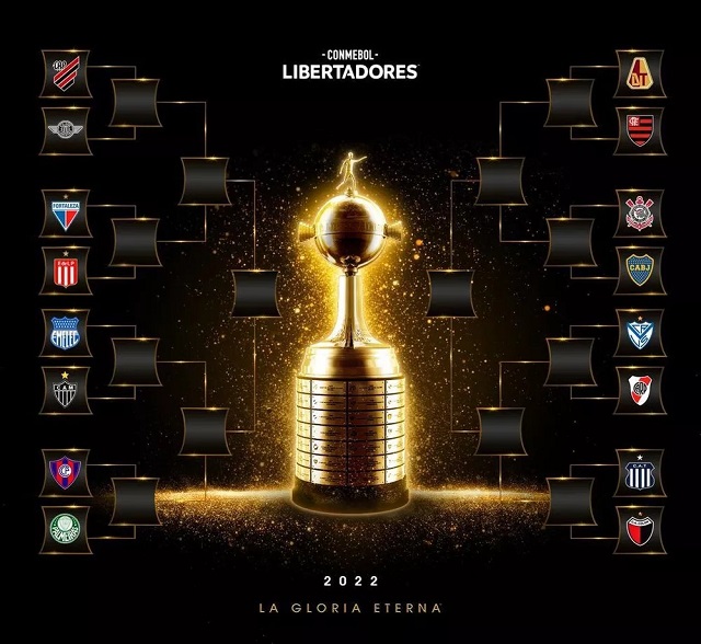 Oitavas de final da Libertadores: veja os confrontos e o chaveamento até a final