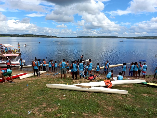 Etapa do Campeonato Baiano de Canoagem é realizada no Lago Pedra do Cavalo