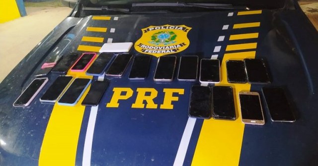 Quadrilha suspeita de furtar celulares é presa pela PRF na Bahia
