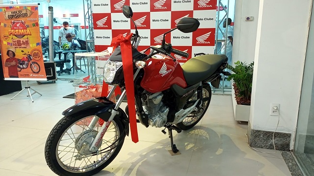 Moto Clube Honda realiza sorteio de motocicleta CG 160 Start