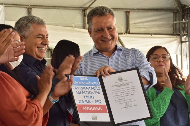 Ordem de Serviço é assinada pelo governador Rui Costa em Anguera