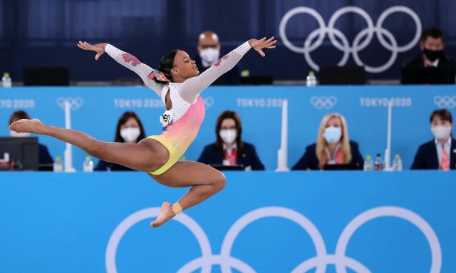Rebeca Andrade, medalhista de ouro na Olimpíada de Tóquio-2020