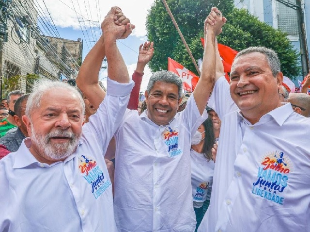 Lula, Jerônimo e Otto fazem caminhada em Salvador nesta sexta (30)