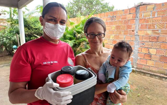 Projeto do Corpo de Bombeiros coleta leite materno em domicílio em parceria com o Hospital da Mulher