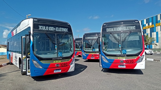 Estado entrega 20 ônibus elétricos ao sistema de transporte da Região Metropolitana de Salvador