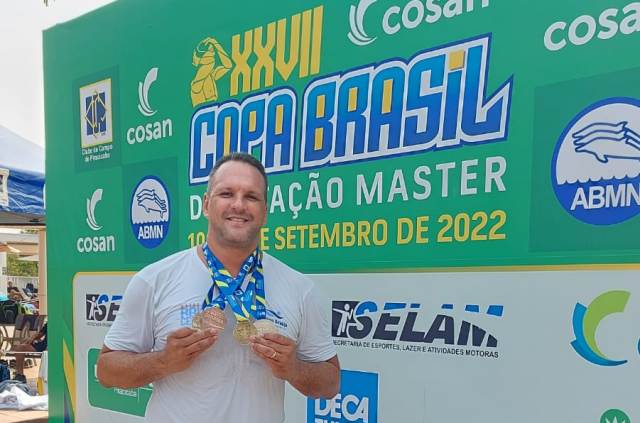 Nadador de Feira de Santana garante mais um vice-campeonato nacional