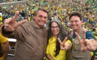 Candidatos Bolsonaro ,Raissa e João Roma