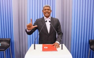 Jerônimo no debate da Rede Bahia