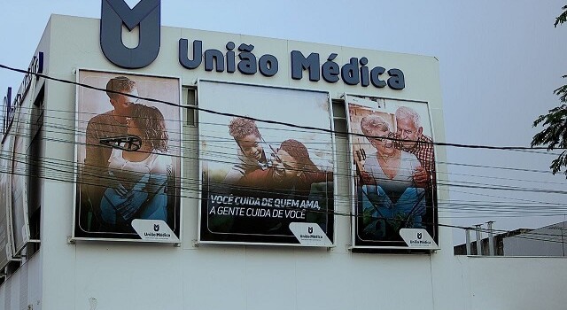 Fachada unidade da União Médica, saúde, Feira de Santana, Kalilândia