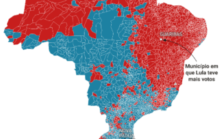Lula venceu em 98,9% dos municípios do Nordeste, no 2º turno