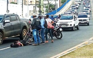 Motociclista acidente_ed santos_ acorda cidade