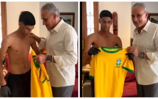 Tite brinca que Luva de Pedreiro é o primeiro convocado para a seleção brasileira na Copa do Mundo