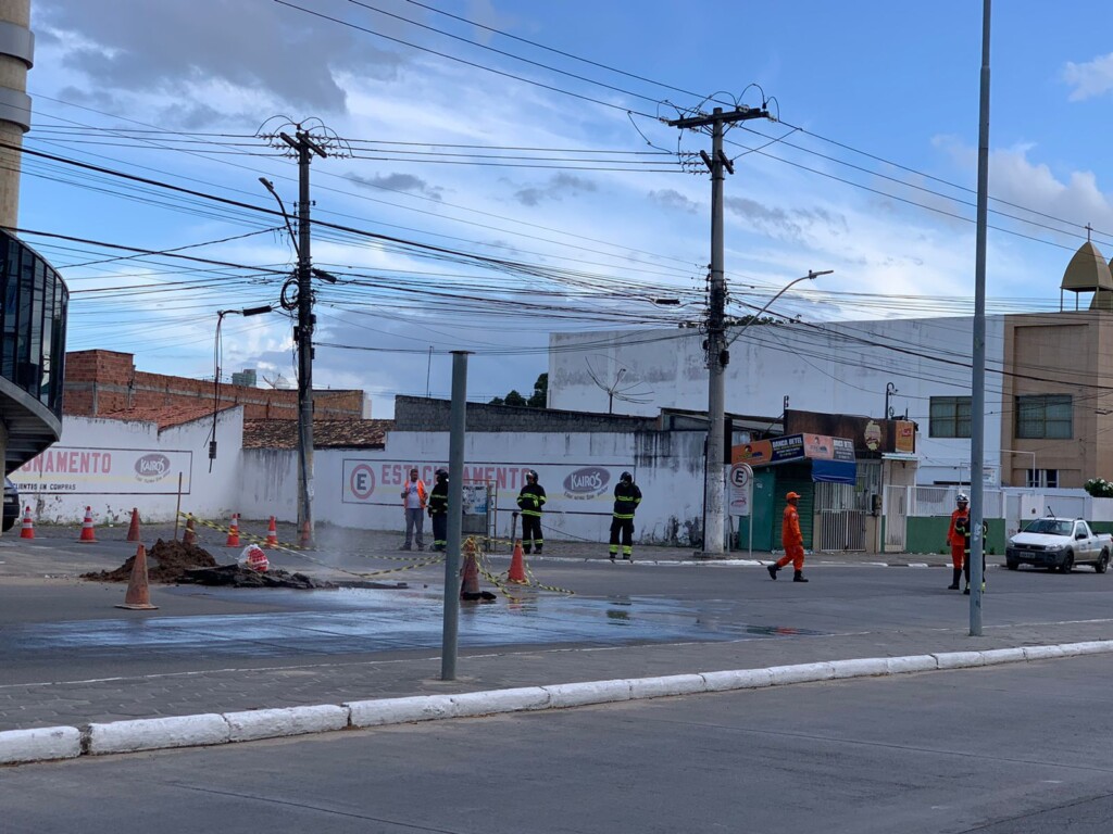 vazamento de gás na João Durval