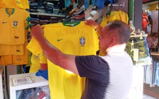 venda de camisas seleção brasileira