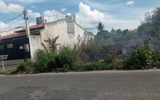 Incêndio no bairro Santa Mônica
