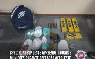 Rondesp apreende drogas e munições durante Operação Aeroleste