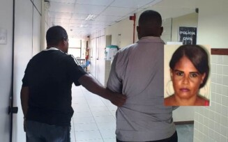 Suspeito de matar ex-namorada na Mangabeira é preso em flagrante. (Foto: Aldo Matos/ Acorda Cidade)