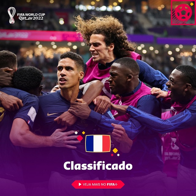 França-Inglaterra, uma 'final antecipada' nas quartas de final da Copa do  Catar - Folha PE