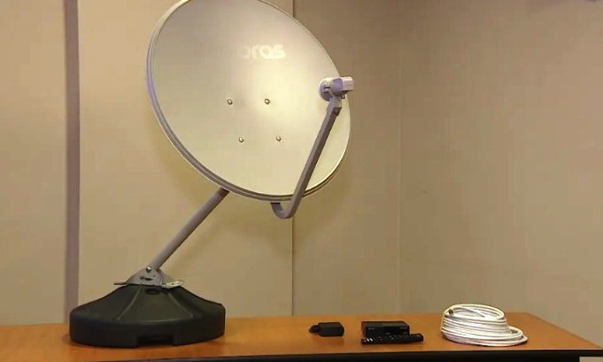 Antena digital distribuída pelo projeto Siga Antenado