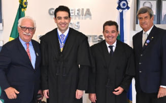 Colbert Filho participa da posse do novo presidente do TCU, ministro Bruno Dantas
