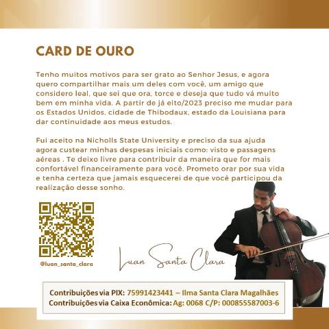 Músico violoncelista feirense_Luan Santa Clara_ Foto Ed Santos_Acorda Cidade_campanha_