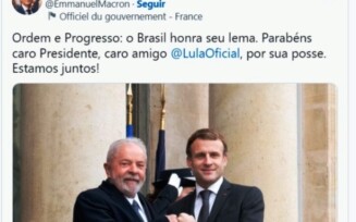 Líderes de Estado parabenizam Lula pela posse