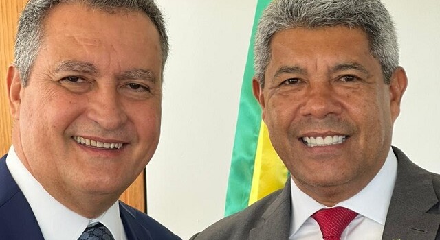 Ministro da Casa Civil Rui Costa - Governador da Bahia Jerônimo Rodrigues 