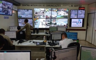 Videomonitoramento do Cicom auxiliou em diversas prisões em Feira de Santana neste ano
