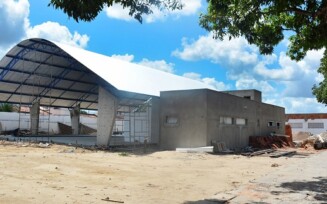 Obra do Colégio Monteiro Lobato avança com a construção da quadra poliesportiva e salas de aulas