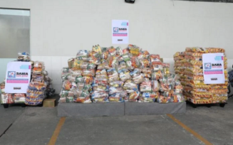 SEC arrecada 60 toneladas de alimentos para a Campanha Bahia Sem Fome