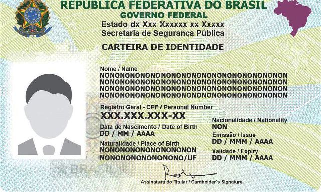 Nova carteira de identidade terá CPF como número único