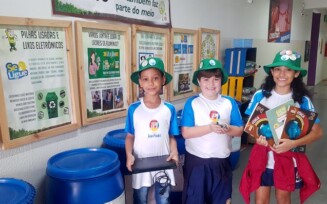 Dia Mundial do Meio Ambiente: estudantes feirenses montam posto de coleta em escola