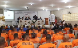 Conjunto Penal de Feira de Santana certifica 75 detentos em cursos profissionalizantes