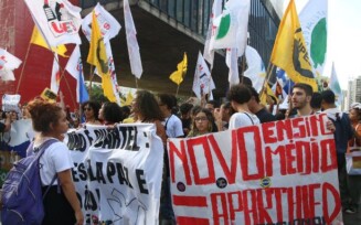 Ato pela Revogação do Novo Ensino Médio | Foto: Rovena Rosa/Agência Brasil