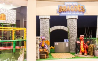 Torre do Dragão garante diversão para as crianças no Boulevard Shopping