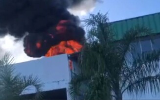 Incêndio atinge fábrica de bebidas em Alagoinhas