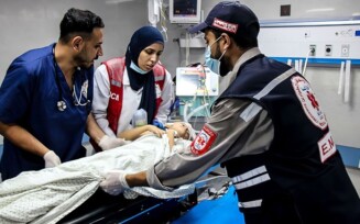 hospital atingidos em Gaza ft ministério de saúde da palestina