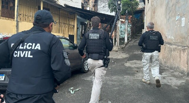 POlícia Civil em bairros de Salvador