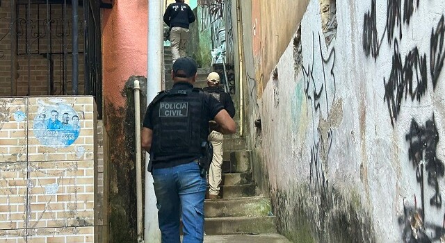 POlícia Civil em bairros de Salvador