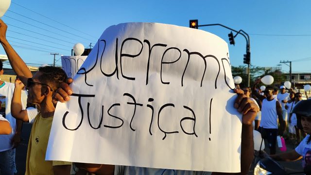 Manifestação no Anel de Contorno é marcada por pedidos de justiça pela morte de metalúrgico assassinado após acidente