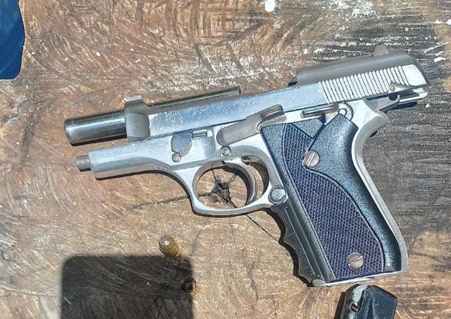 pistola - assaltante baleado em itaigara salvador - ssp