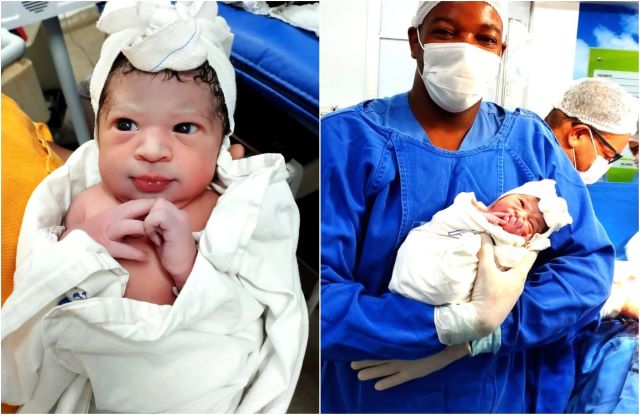 nascimento de mayla primeira criança a nascer em 2024 no hospital da mulher em Feira de Santana