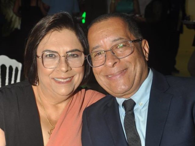 Edna Fonseca e o esposo Dilton Coutinho