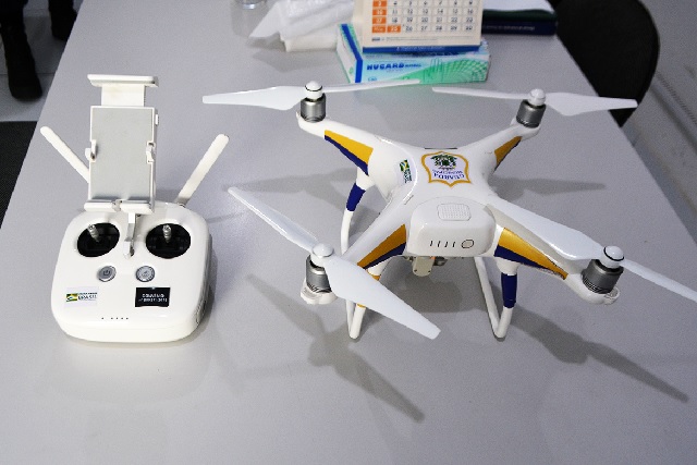 Drones e equipamentos de segurança