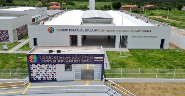 Governo do Estado inaugura Colégio de Tempo Integral no município de Ibipitanga