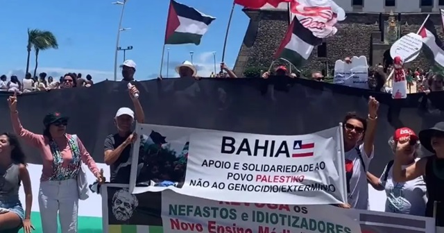 protesto pró-palestina