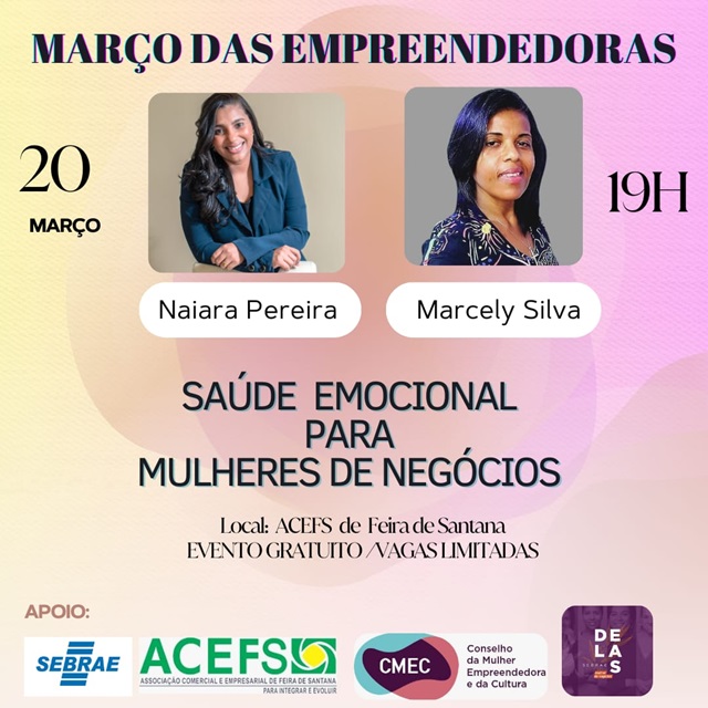 Evento - Março das Empreendedoras
