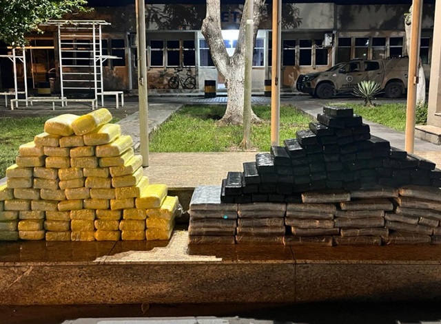 Policiais apreendem 218 kg de drogas e capturam dois traficantes em Itabuna