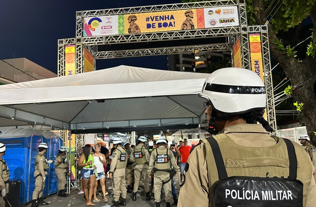 carnaval de Salvador pm Polícia Militar